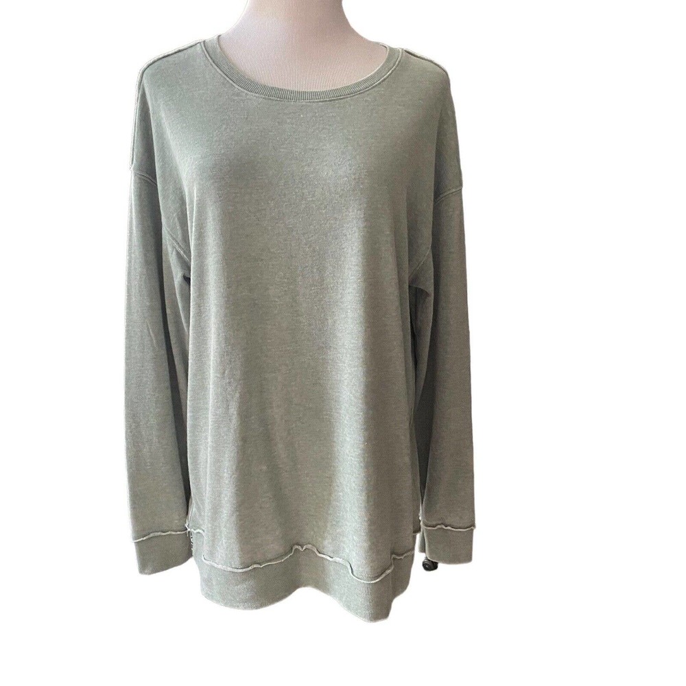 Women 21 Main XL Sweatshirt Green NEW NWT AC107